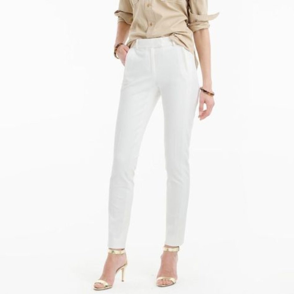 NEW J Crew Maddie Tapered Wool-Blend Trousers